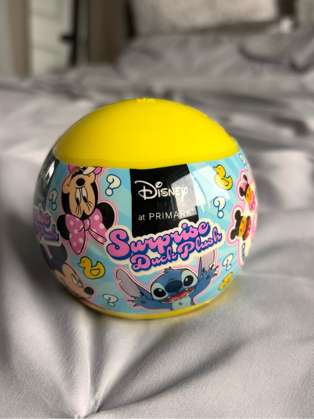 Disney Surprise Mystery Duck Plush Mickey, Minnie, Stitch, Angel Plush Brand New